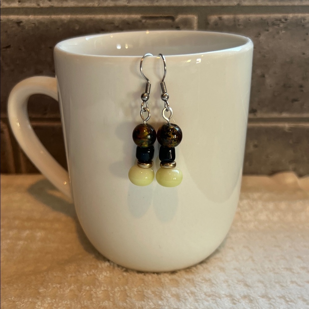 Artisan Glass Beaded Earrings